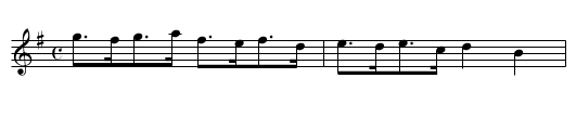 Welsh Dance. - staff notation