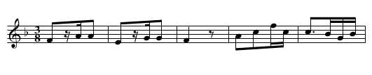 WENN ICH AUF WAPPUSHOF GEH - staff notation