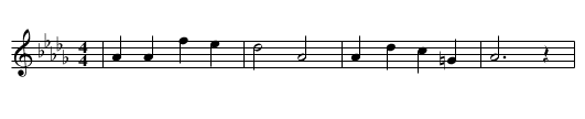 WENN ICH IHN NUR HABE - staff notation