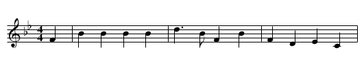 WENN JEMAND EINE REISE THUT - staff notation