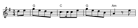 Weshin Day, The - staff notation