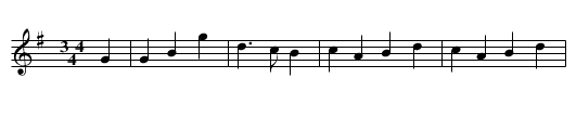 Wespennest - staff notation