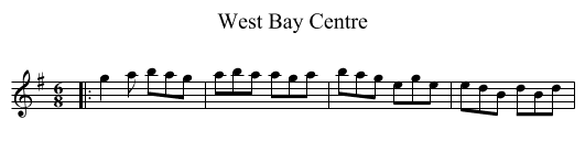 West Bay Centre - staff notation