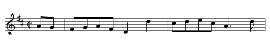 West End Hornpipe [2] - staff notation
