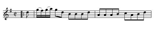 West Loaland Quick Step. JBut.926 - staff notation