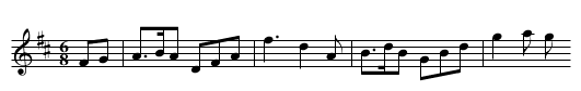 West Point Jig - staff notation