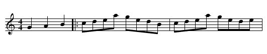 West Virginia Hornpipe [2] - staff notation