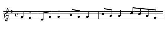 West Wind No. 1 - staff notation