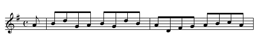 West Wind - staff notation