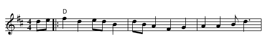 Western Country - staff notation