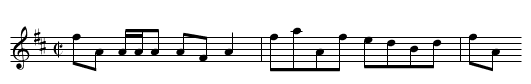 Western Isles, The - staff notation