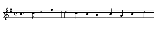 Westminster Bridge. JJo3.183 - staff notation