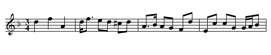 Westminster Hall - staff notation