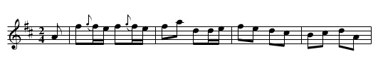 WESTMINSTER SETT (tune 4) - staff notation