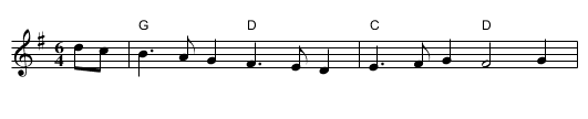 Westmorland - staff notation