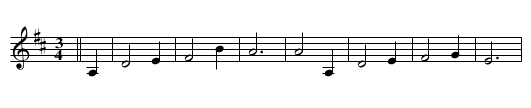 Westphalia Waltz - staff notation