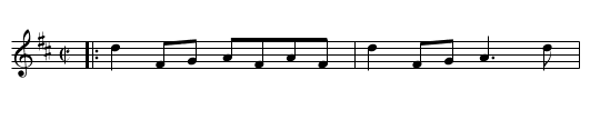 Wests Hornpipe - staff notation