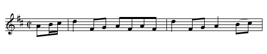 West's Hornpipe,aka. Le4.132 - staff notation