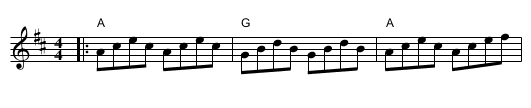 wet mop the floor - staff notation
