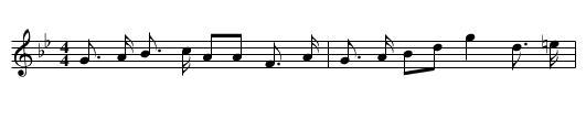 Wha is That at my Bower Door? - staff notation