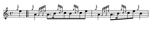 Wha Saw the 42nd - staff notation