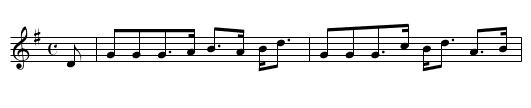 Wha Wad'na Fecht for Charlie - staff notation