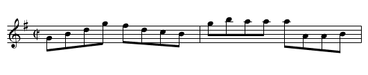 Whalen’s Reel - staff notation