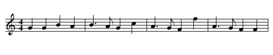 Wheir Must Our Good Man Ly. HA14 - staff notation