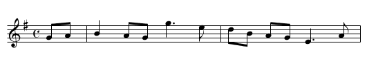 When absent from the Nymph I Love - staff notation