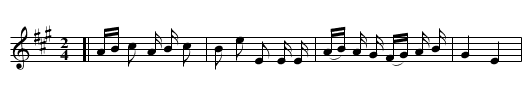 When at School not a fool ere was I - staff notation