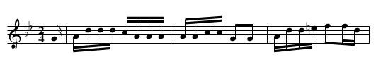 When first I came to Edinburro - staff notation