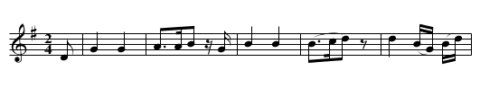 When First I Saw - staff notation