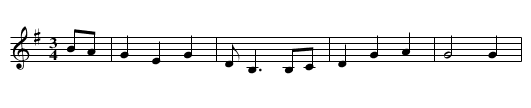 When I Look Tae Yon High Hills - staff notation