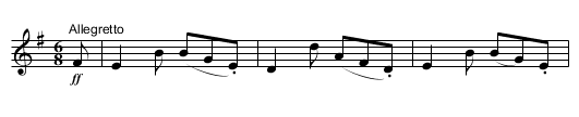 When I Parted. Le4.183 - staff notation
