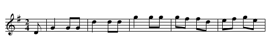 When I Think of My Love (duett VII) - staff notation
