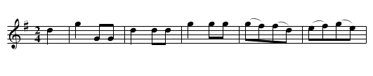 When I Think of My Love - staff notation