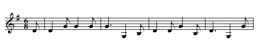 When Joan's ale was new - Helmore - staff notation