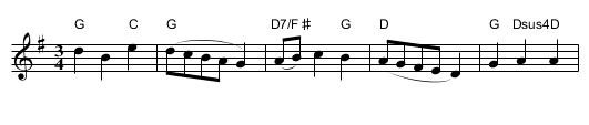 When Laura Smiles - staff notation