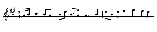 When She Answered Me her Voice was Low - staff notation