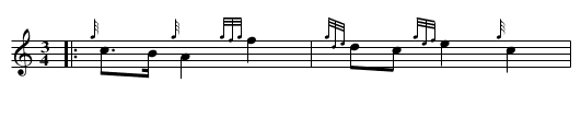 WHEN THE BATTLE'S O'ER - staff notation