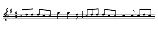 When the Cock Crows It Is Day - staff notation
