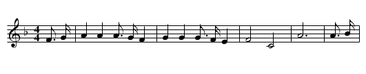 When the Red, Red Robin - staff notation