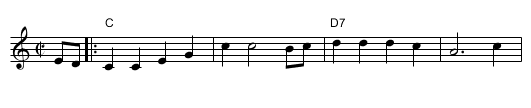 When the Work's All Done This Fall - staff notation
