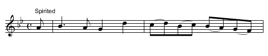 When you meet a pretty girl - staff notation