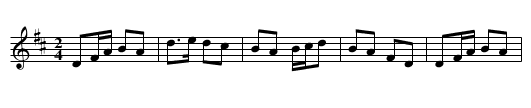 Where Lilies Bloom - staff notation