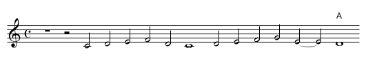 Where There's a Fountain Flowing - staff notation