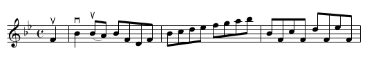 WHIDDON'S HORNPIPE - staff notation