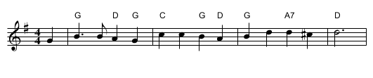 While Shepherds Watched Their Flocks - staff notation