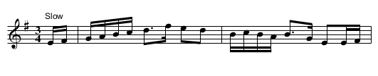 While the stars were bright - staff notation