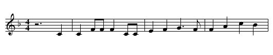 Whilst The Gamekeepers Lie Sleeping - staff notation